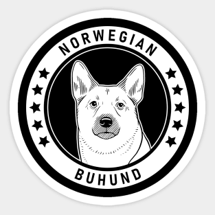 Norwegian Buhund Fan Gift Sticker